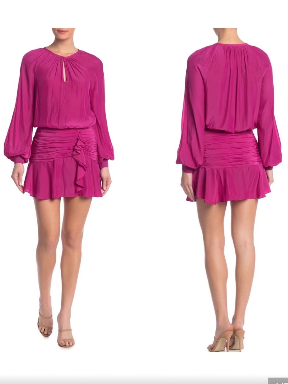 Ramy Brook Becca Mini Pink Dress Size 0